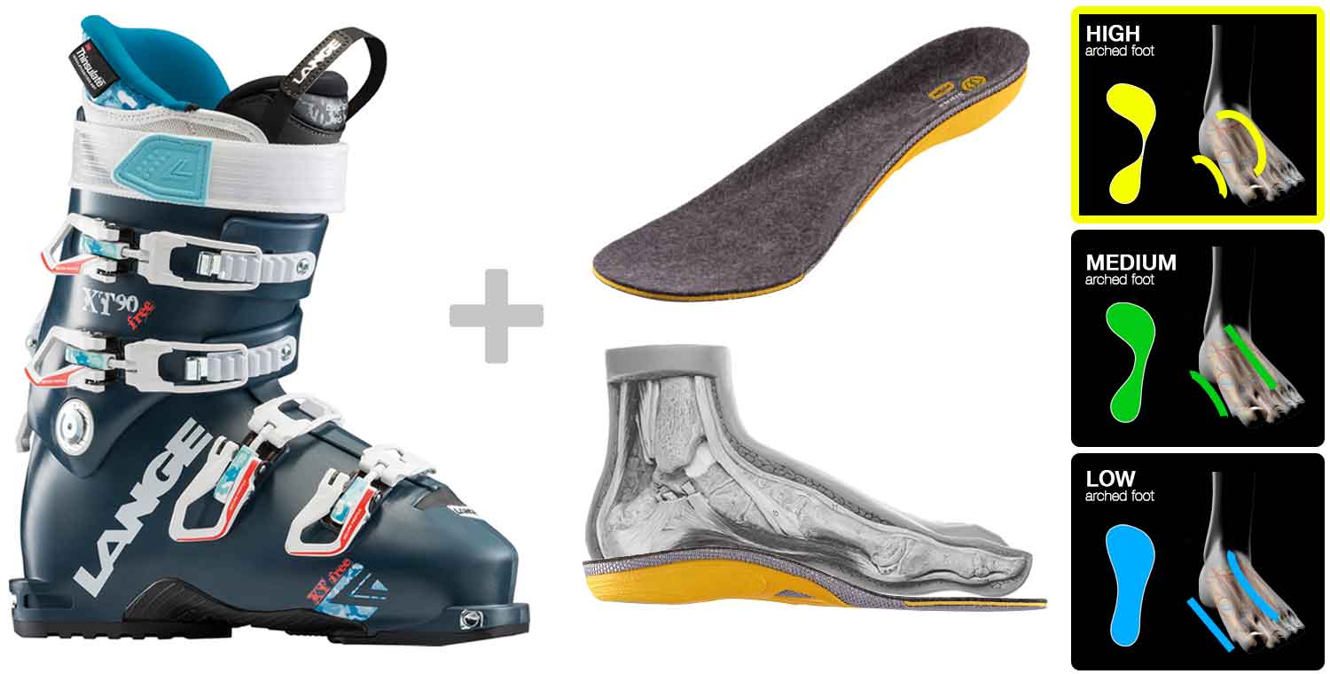ski boots for high instep
